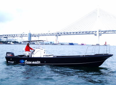 東京湾　ボートシーバスに使用するプロガイド使用カスタム艇　（オーシャンマスター５５号艇）
